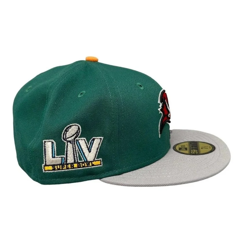 New Era Tampa Buccaneers Electrolyte LIV SB 59Fifty Fitted Hat Men's Sz 7-1/2